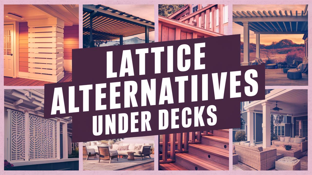 Lattice Alternatives Under Decks