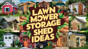Lawn Mower Storage Shed Ideas