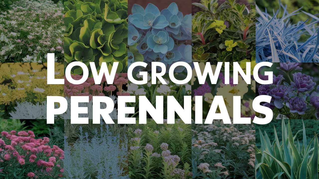 Low Growing Perennials