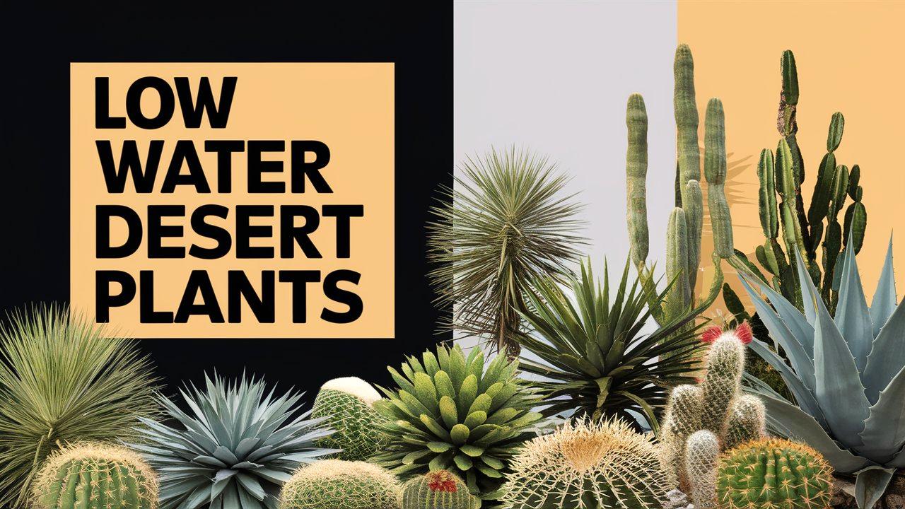 Low Water Desert Plants