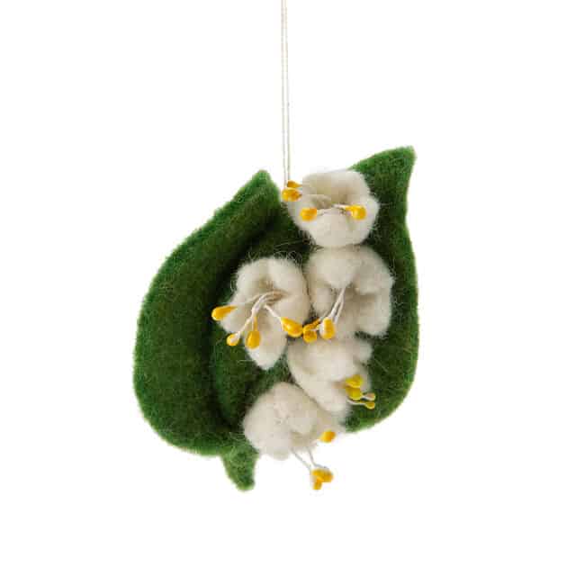 May Birth Month Flower Lily of the Valley Ornament