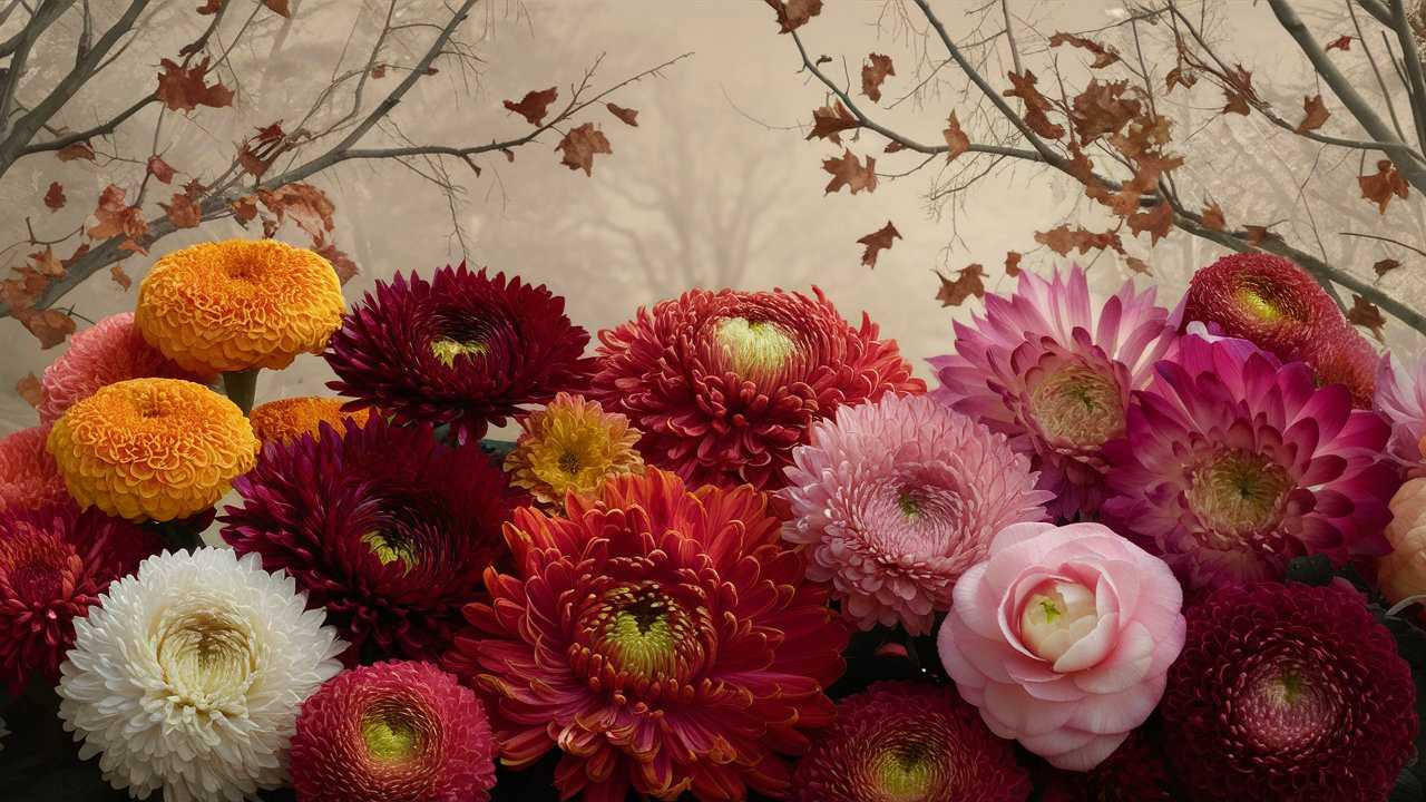 November Flowers In Season