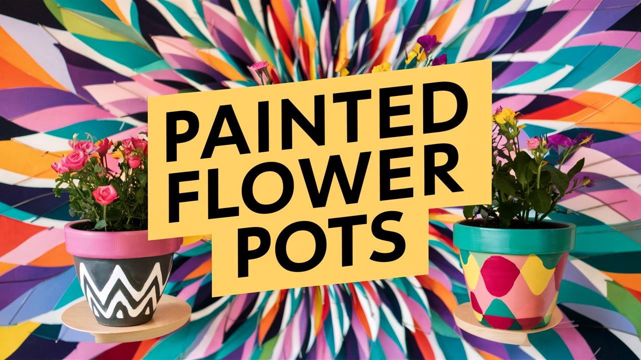 Painted Flower Pots