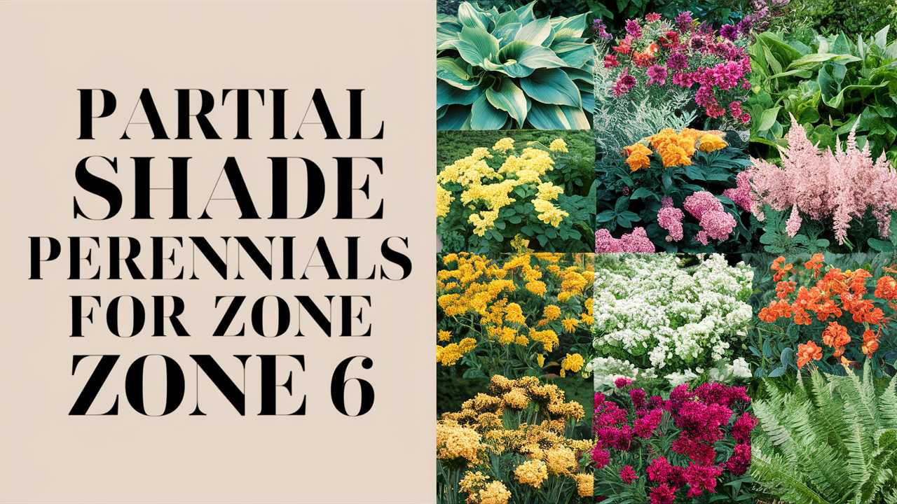 Partial Shade Perennials For Zone 6