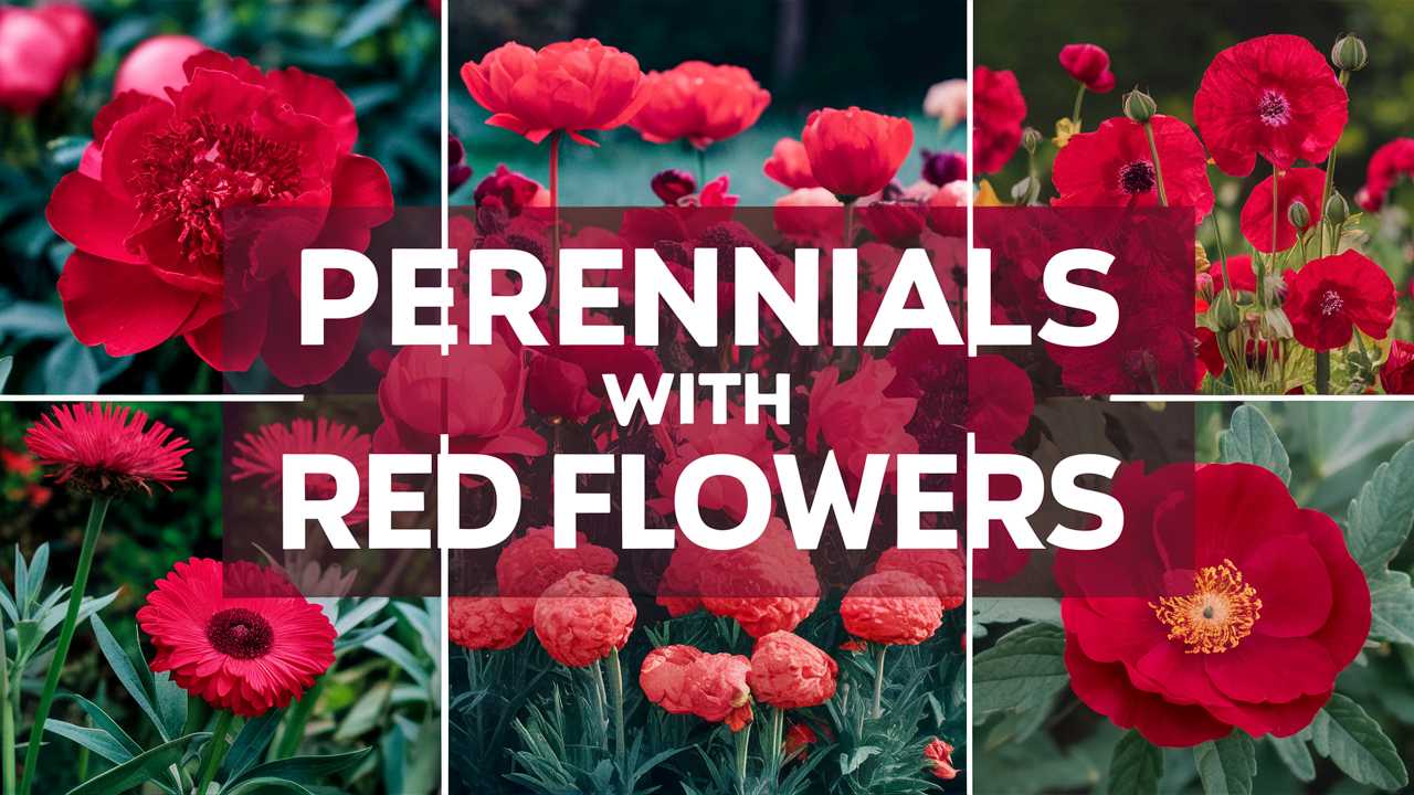 Perennials With Red Flowers