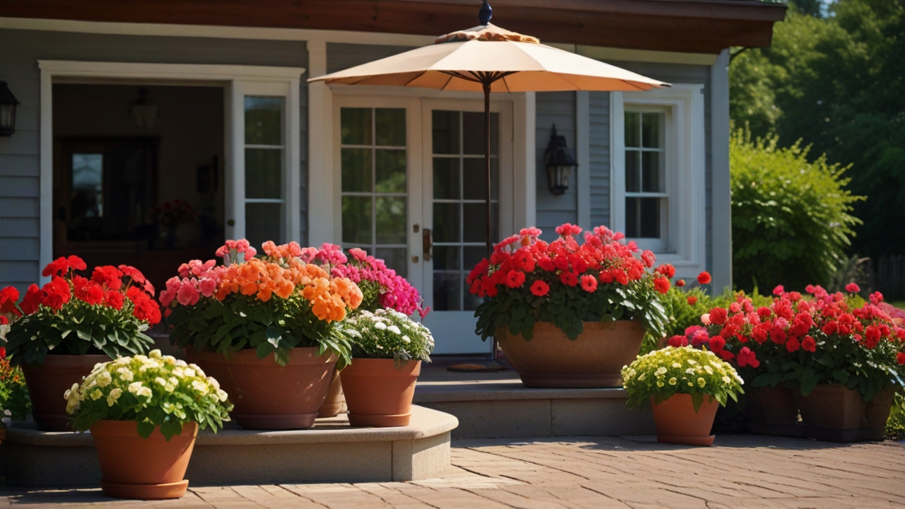 Potted Flowers for Your Patio