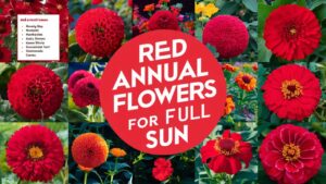 Red Annual Flowers For Full Sun