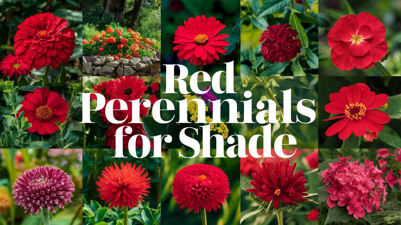 Red Perennials for Shade