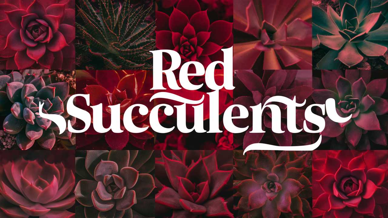 Red Succulents