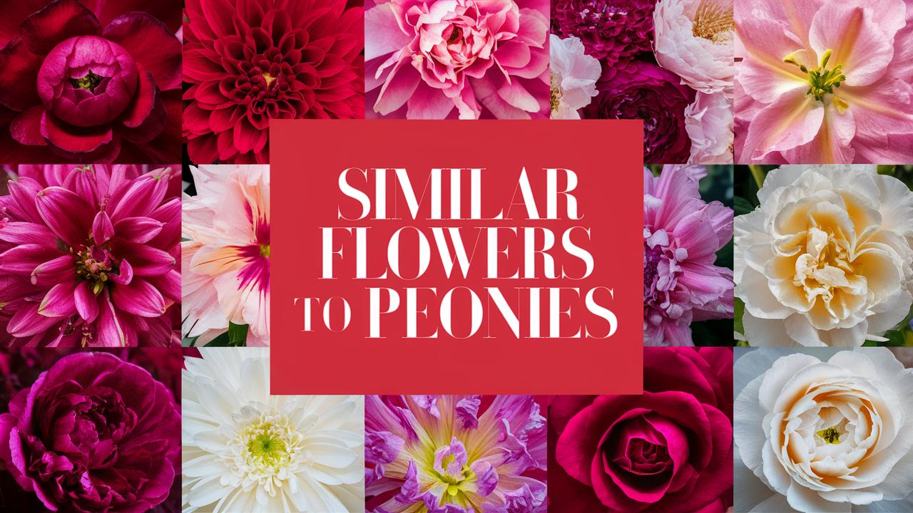 Similar Flowers To Peonies