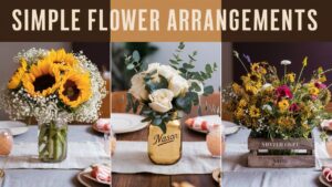 Simple Flower Arrangements