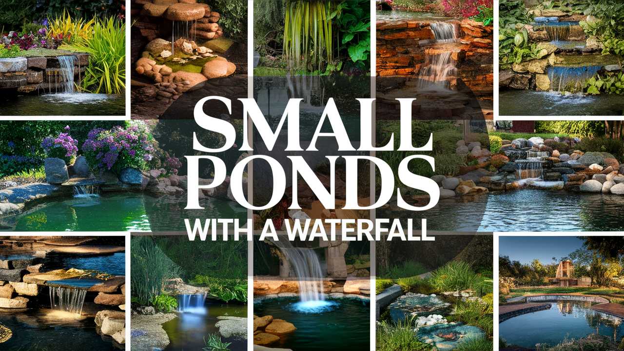 Small Ponds With A Waterfall