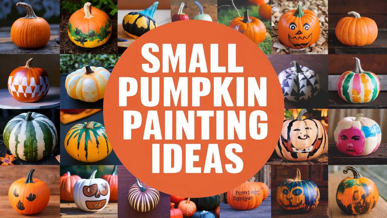 Small Pumpkin Painting Ideas