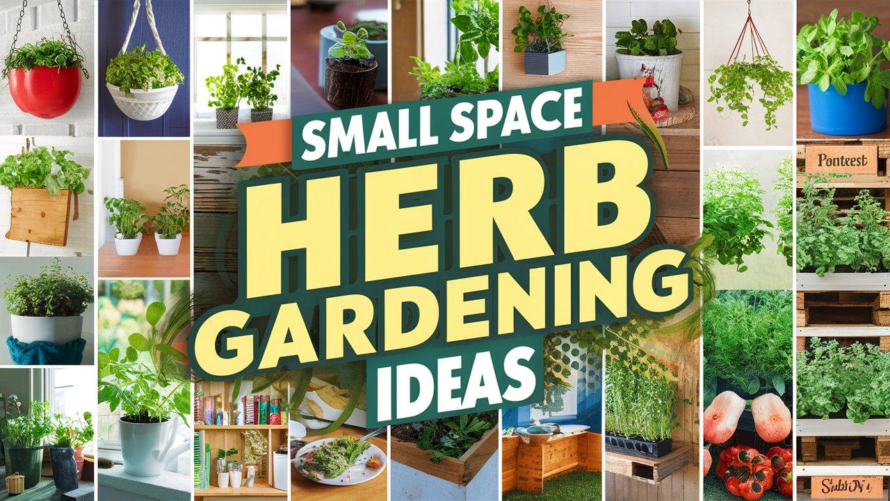 Small Space Herb Gardening Ideas