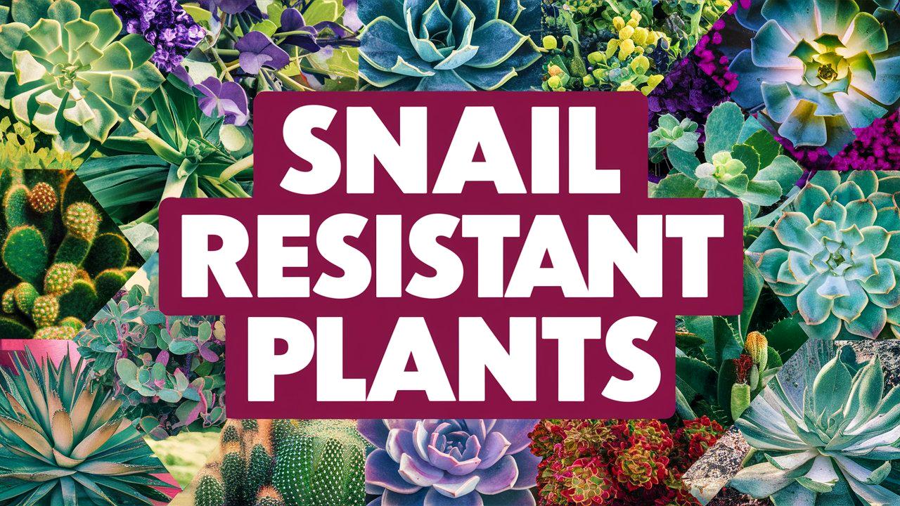 Snail Resistant Plants