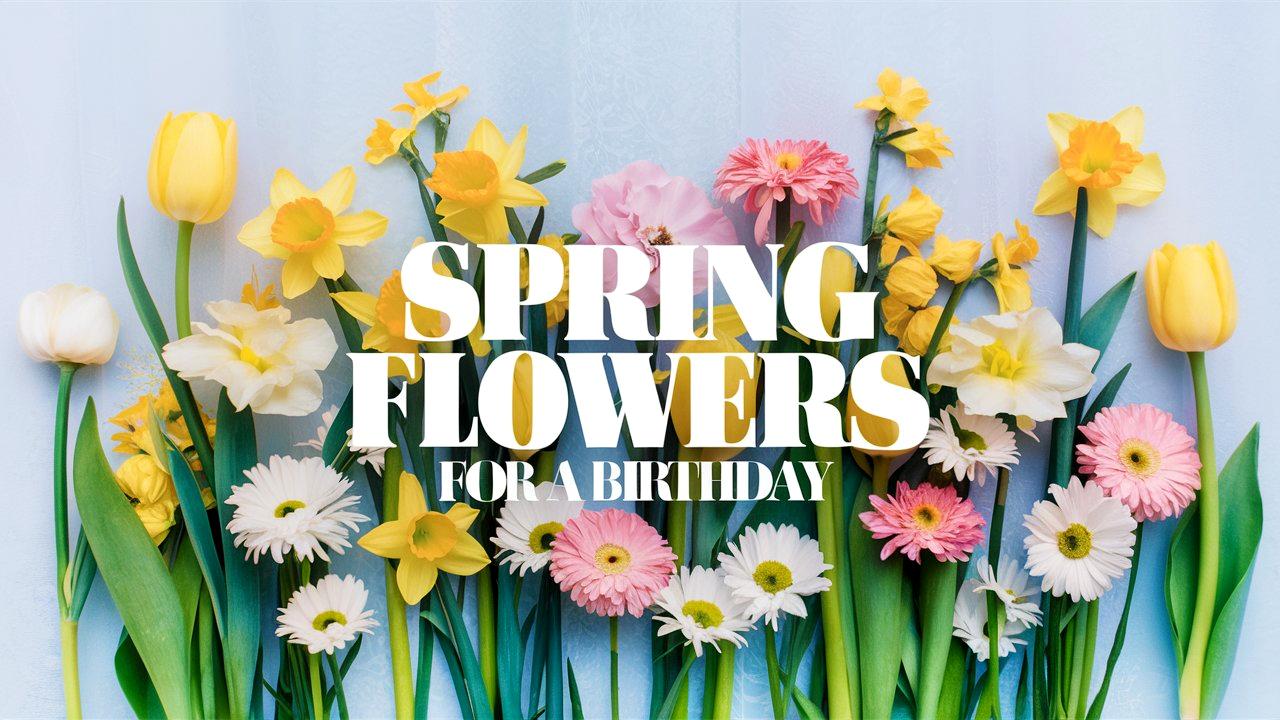 Spring Flowers For A Birthday