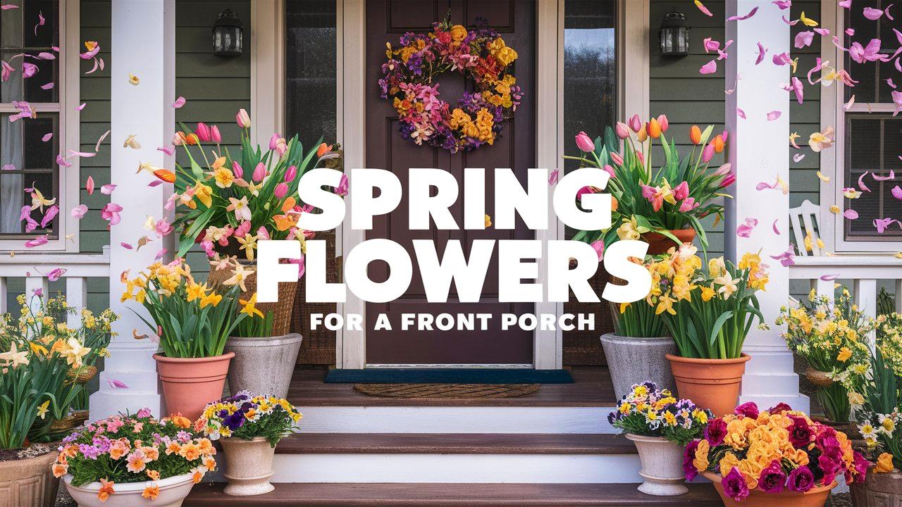 Spring Flowers For A Front Porch