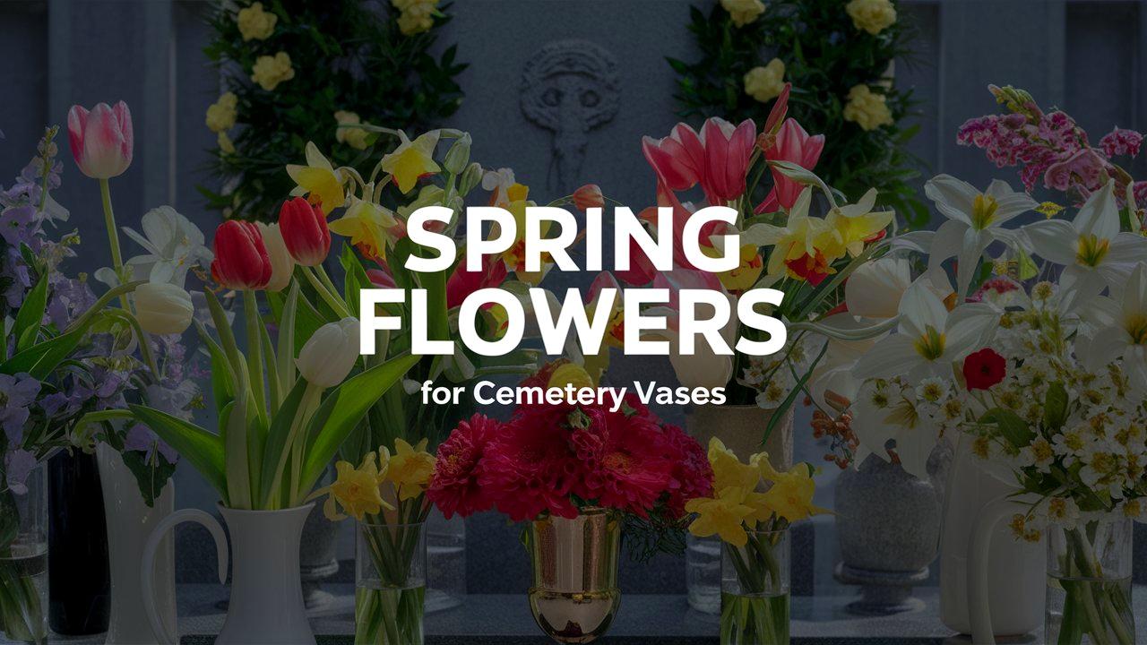 Spring Flowers For Cemetery Vases