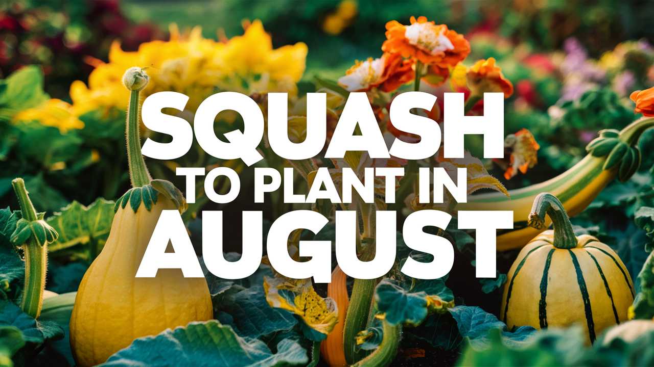 Squash To Plant In August