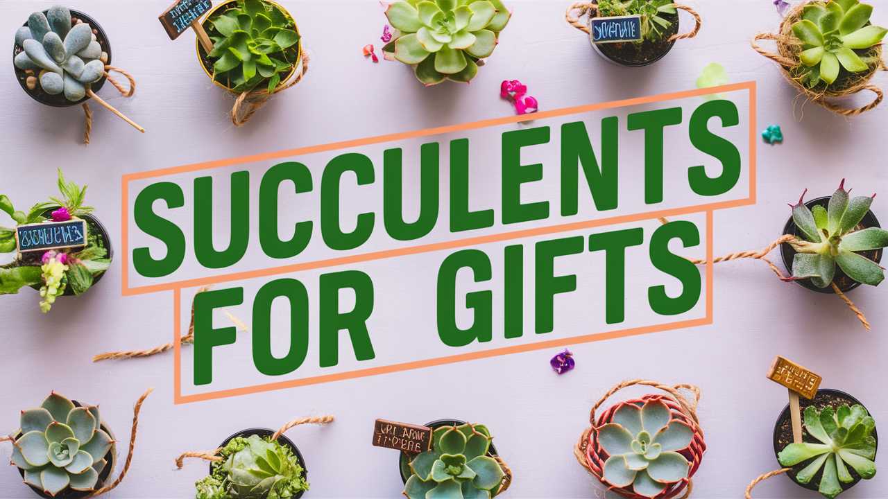 Succulents For Gifts