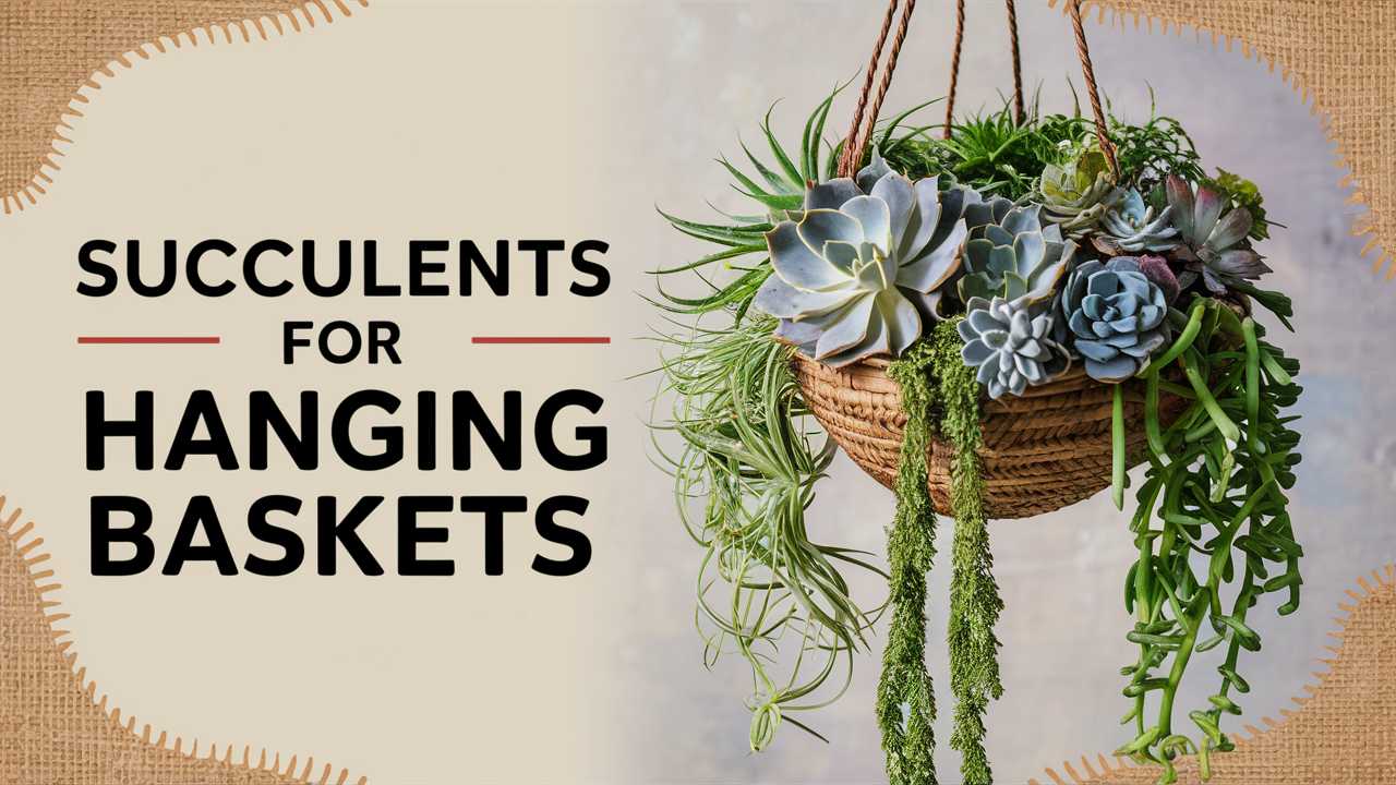 Succulents For Hanging Baskets