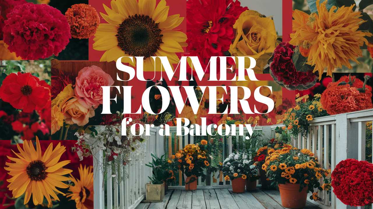 Summer Flowers For a Balcony