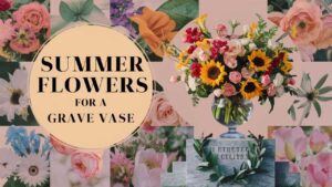 Summer Flowers For A Grave Vase