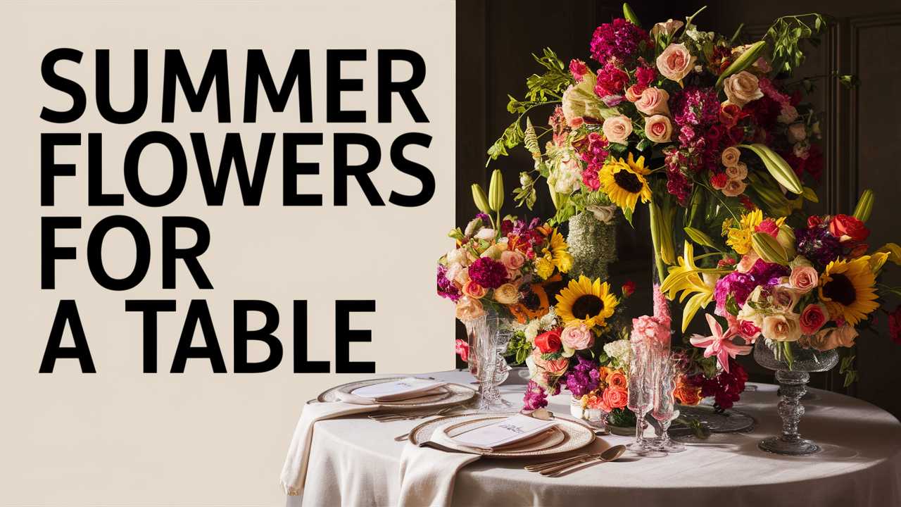 Summer Flowers for a Table