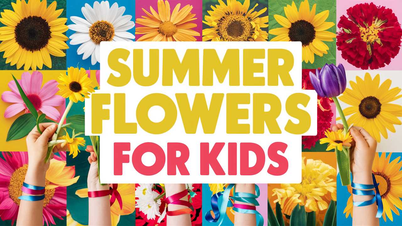Summer Flowers For Kids