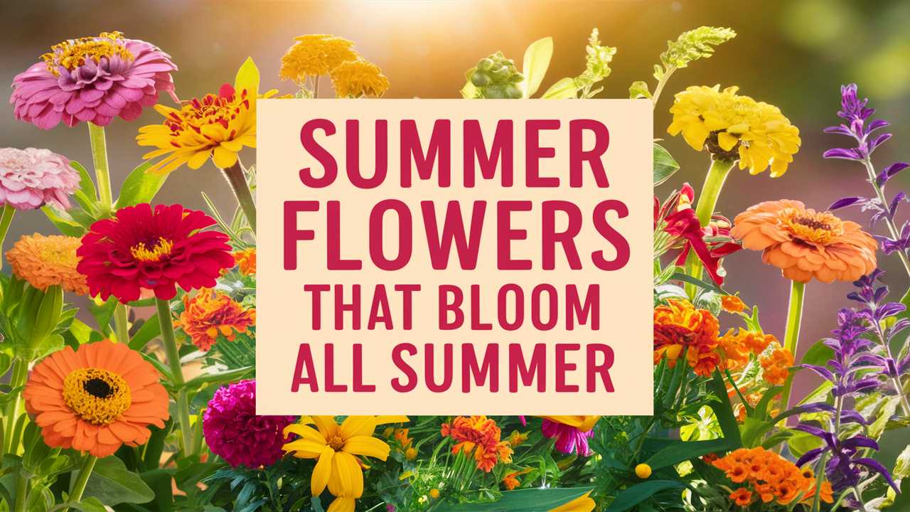 Summer Flowers That Bloom All Summer