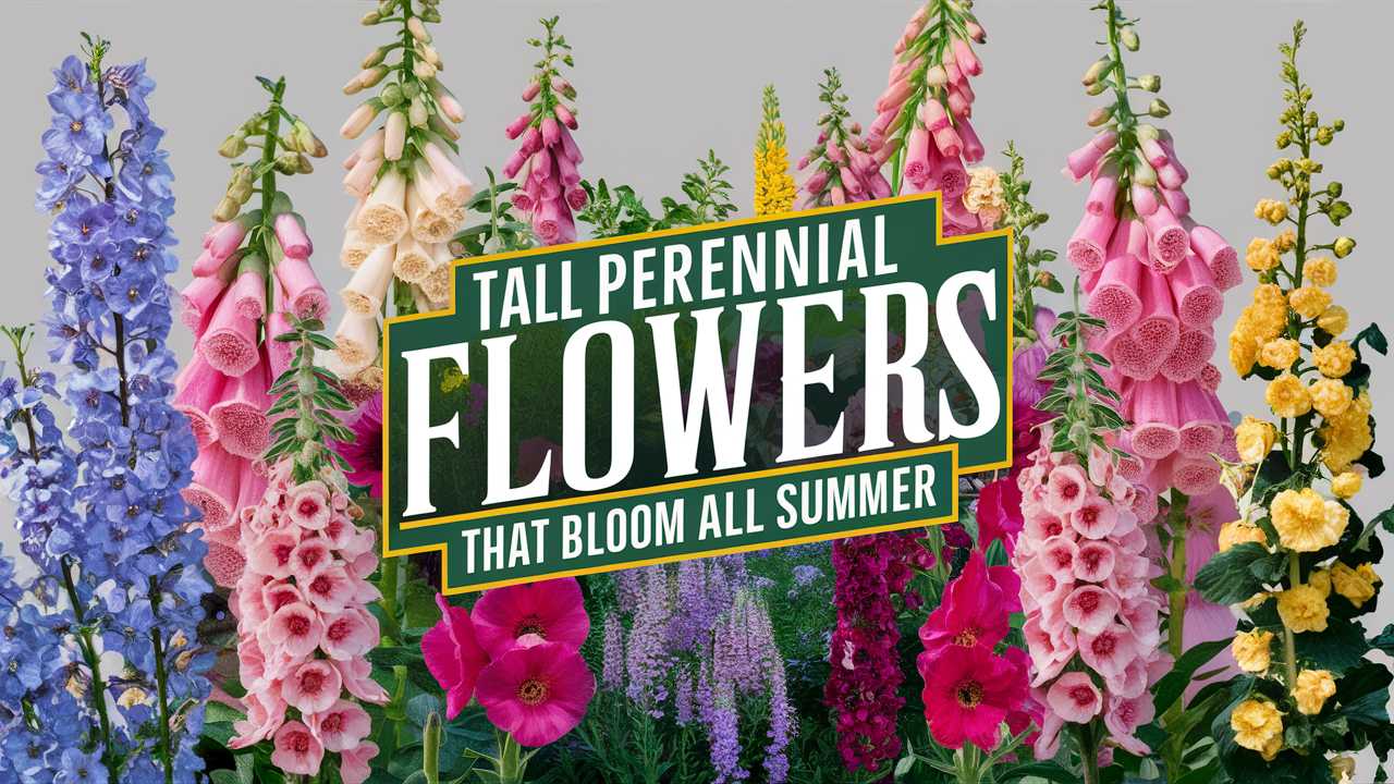 Tall Perennial Flowers That Bloom All Summer