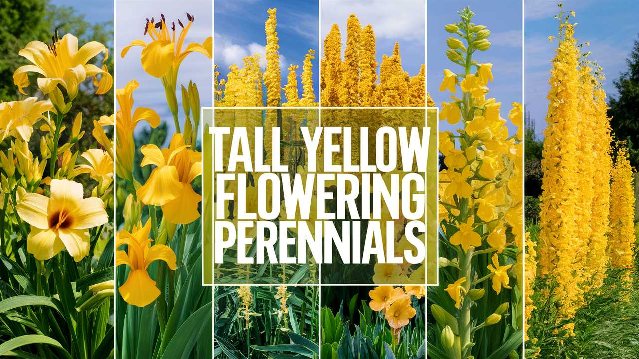 Tall Yellow Flowering Perennials