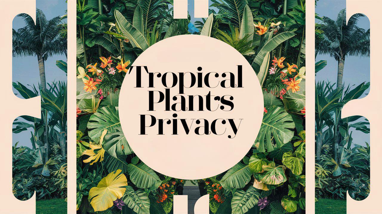 Tropical Plants For Privacy