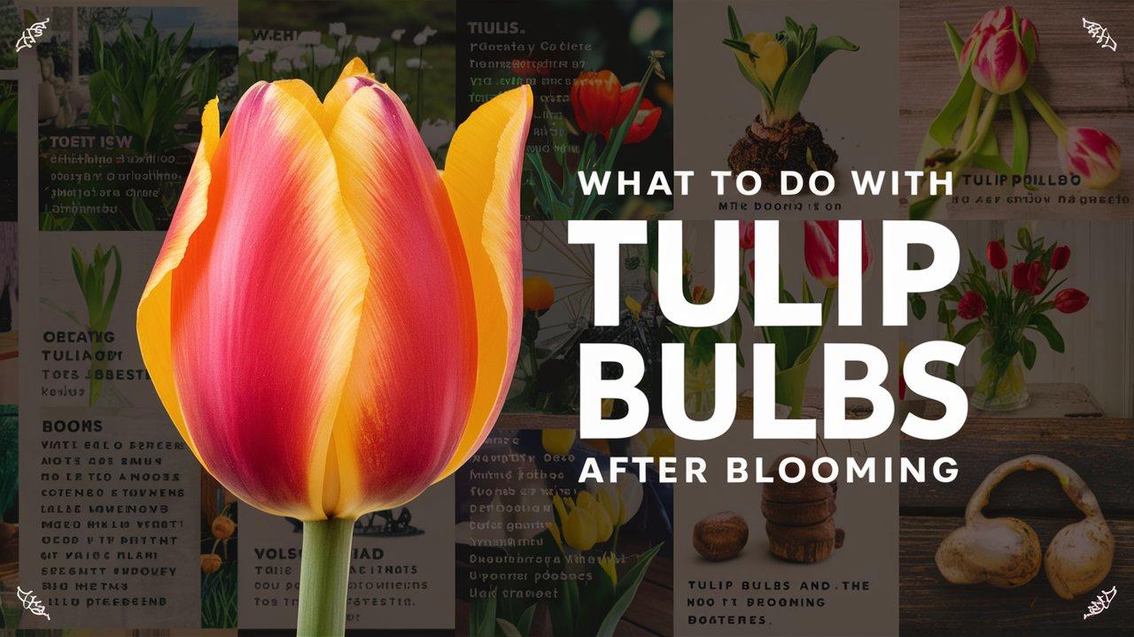 Tulip Bulbs After Blooming