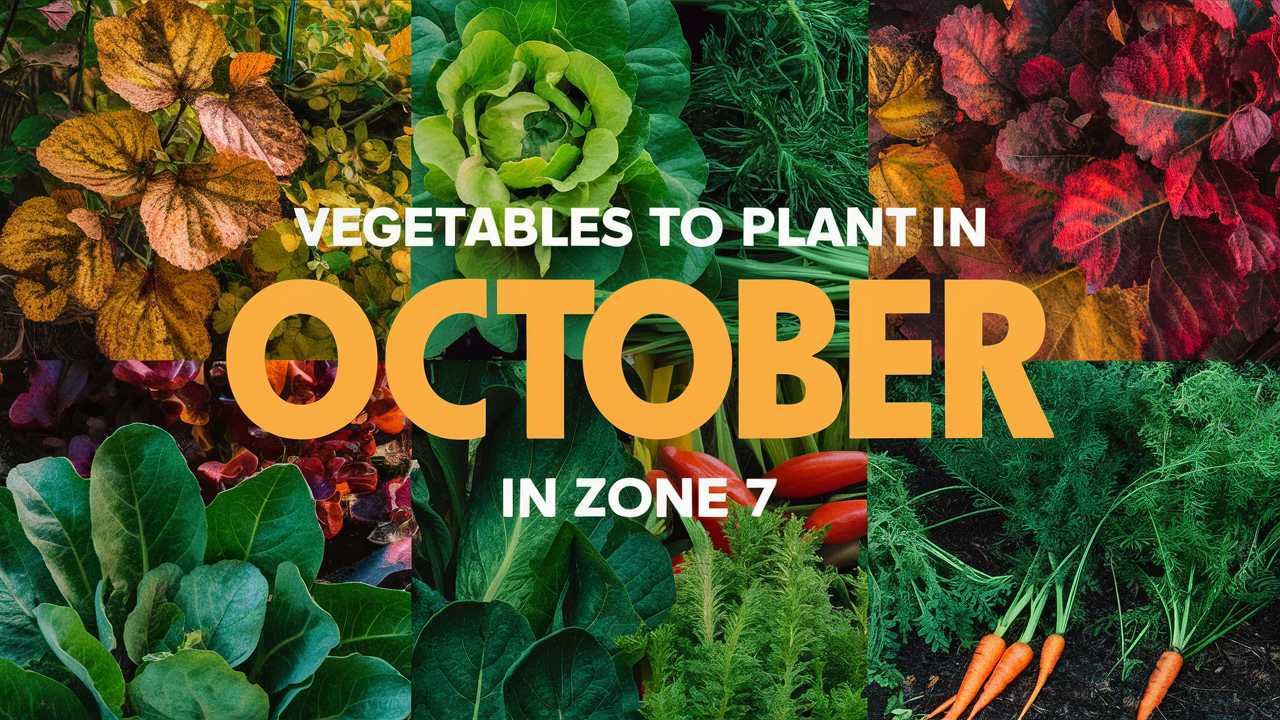 Vegetables To Plant In October In Zone 7