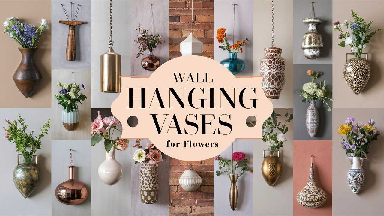 Wall Flower Vases