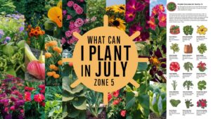 What Can I Plant In July Zone 5