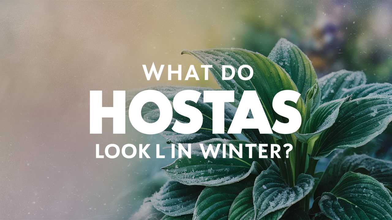 What Do Hostas Look Like In Winter