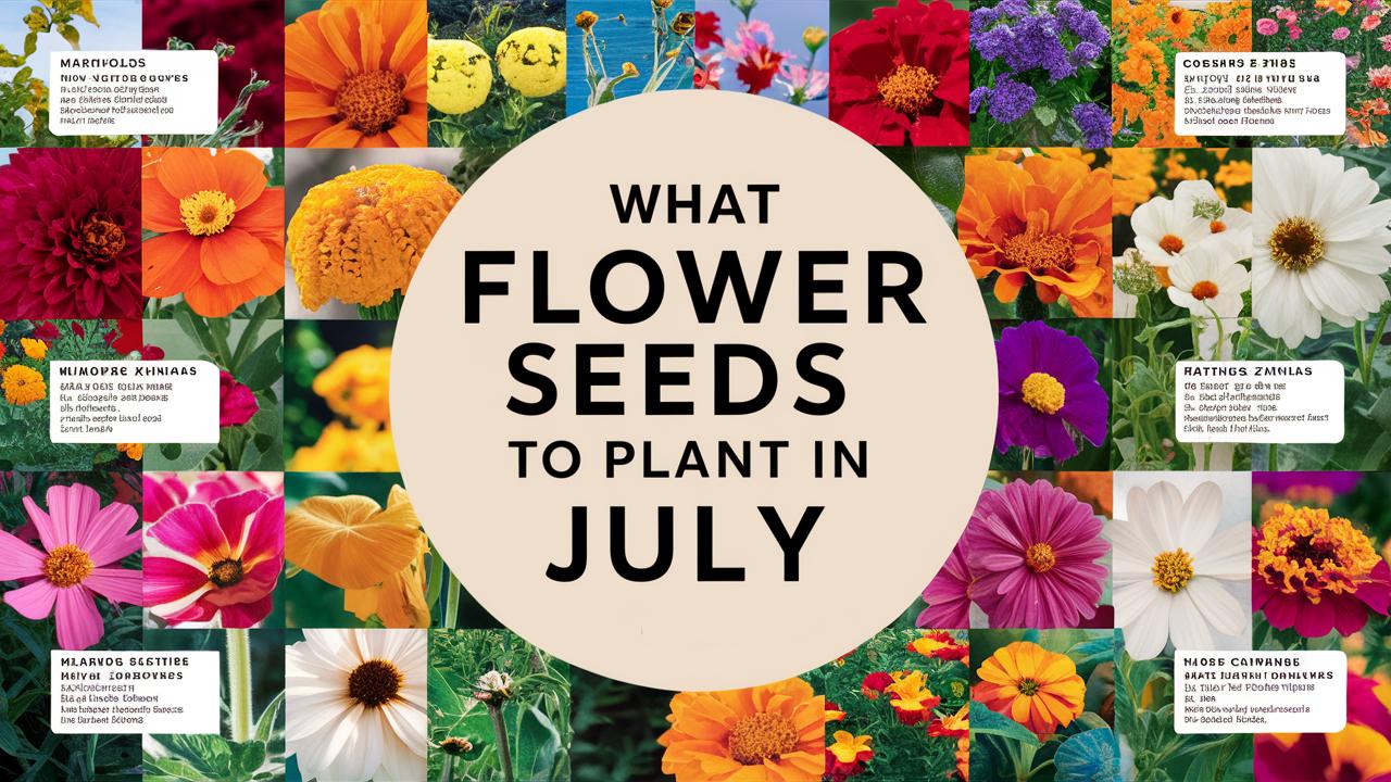 What Flower Seeds To Plant In July