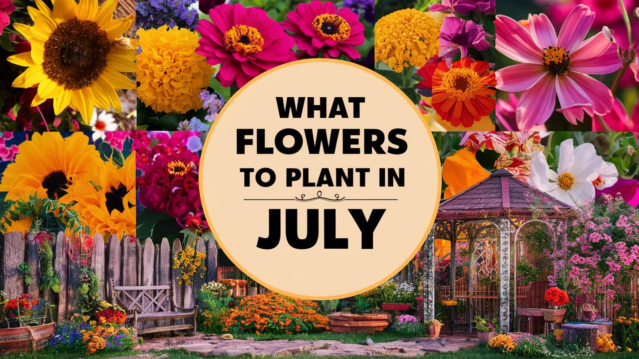 What Flowers To Plant In July