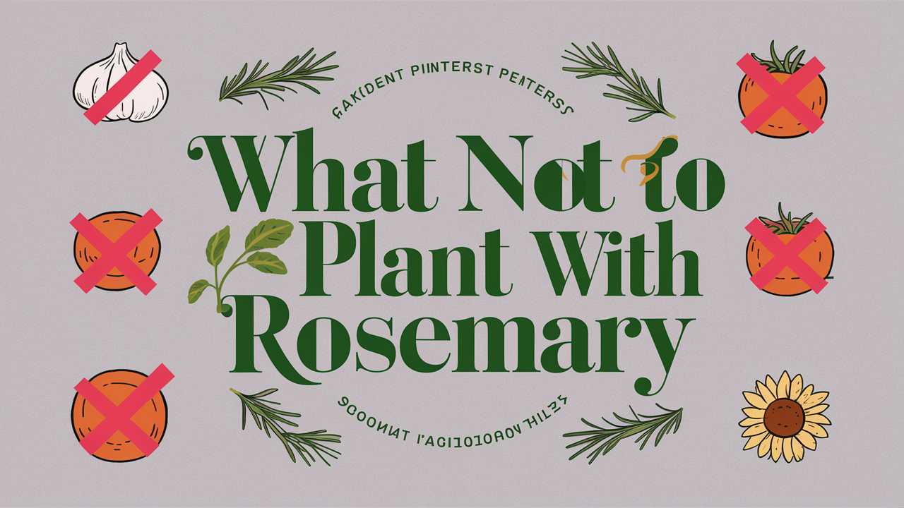 What Not To Plant With Rosemary