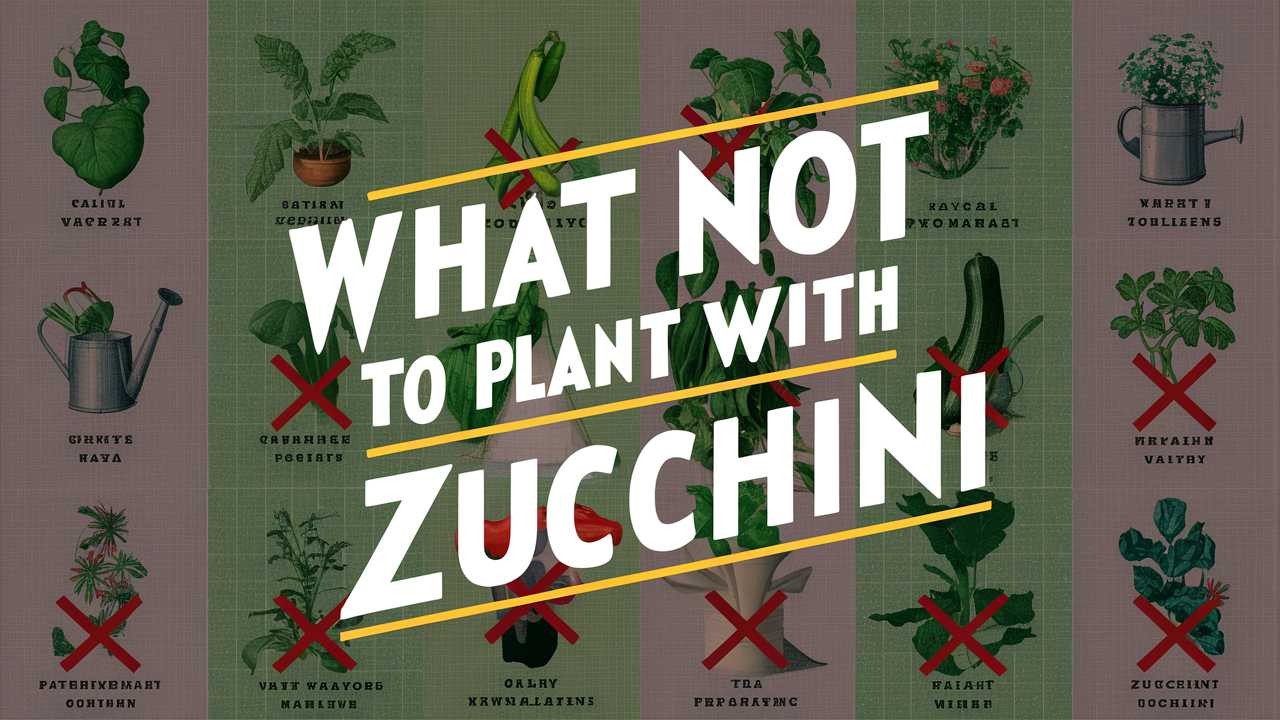 What Not To Plant With Zucchini