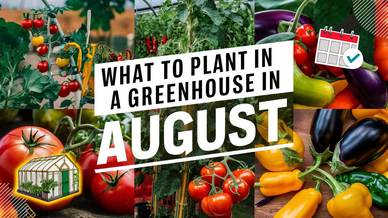 What To Plant In A Greenhouse In August