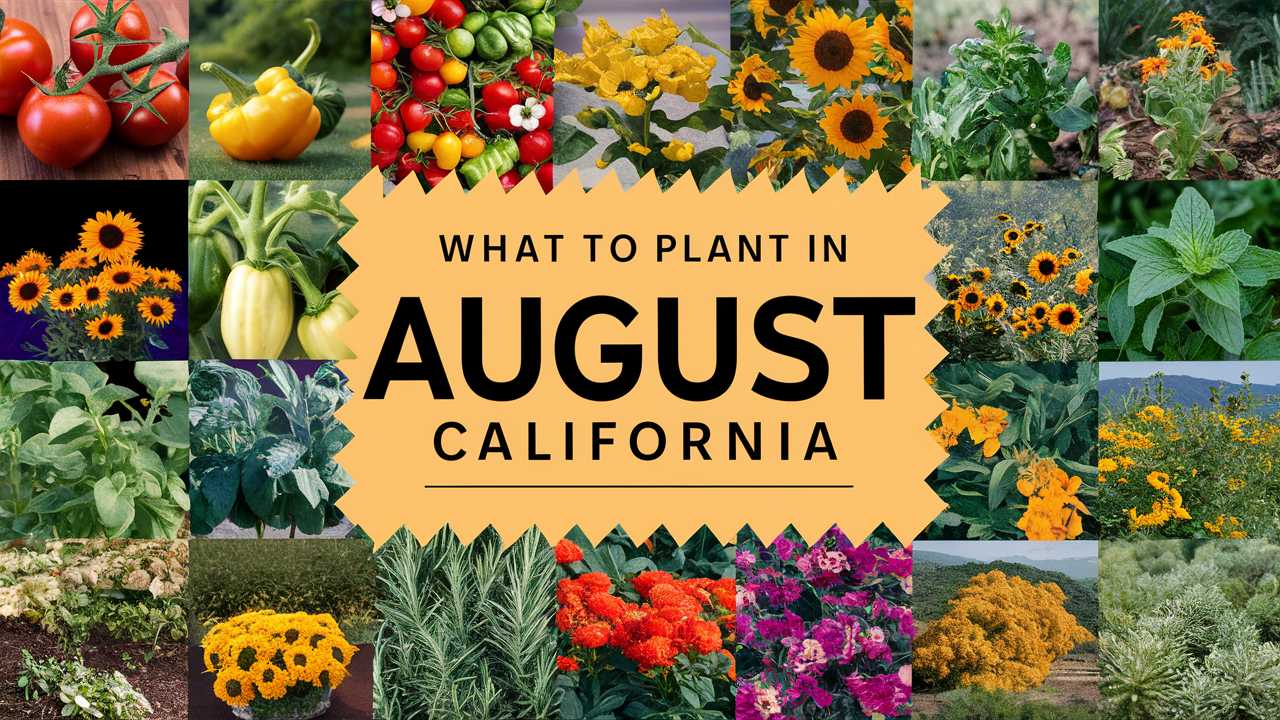 What To Plant In August California