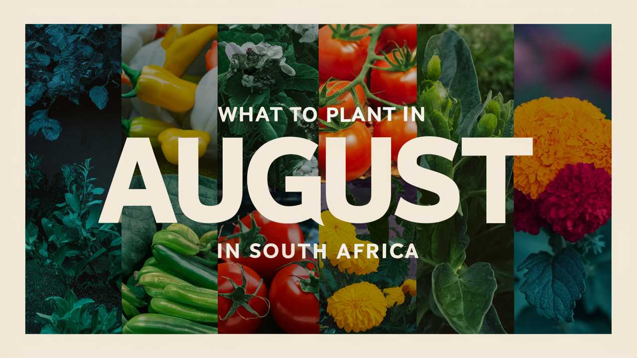 What To Plant In August In South Africa