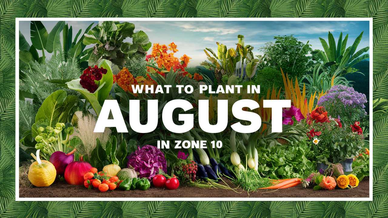 What To Plant In August In Zone 10