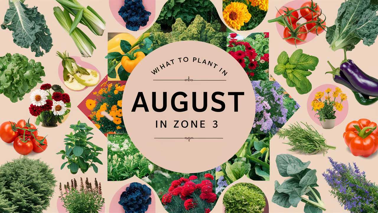 What To Plant In August In Zone 3