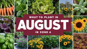 What To Plant In August In Zone 4