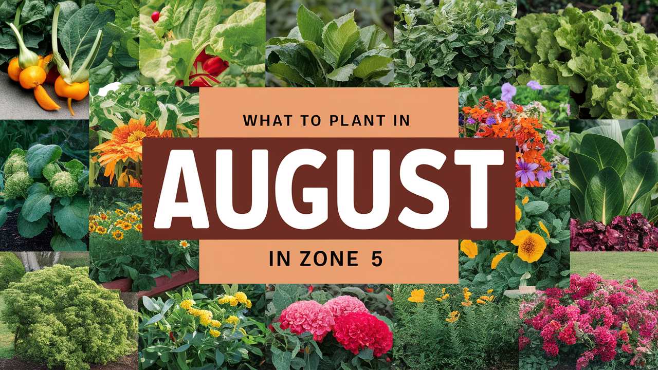 What To Plant In August In Zone 5