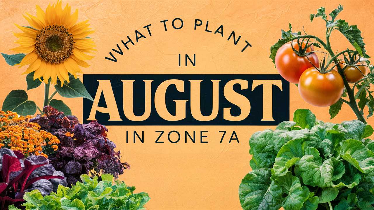 What To Plant In August In Zone 7a